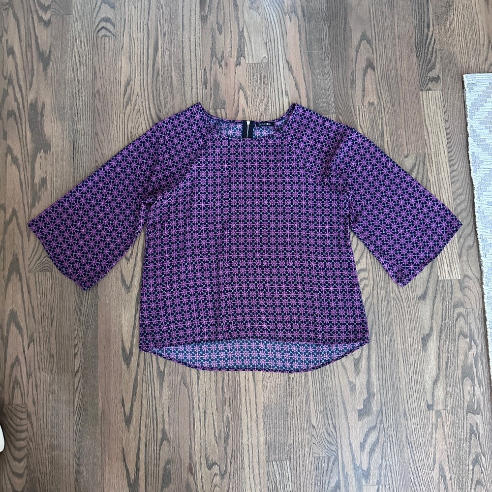 Stitch Fix Papermoon Larie Crew Neck Bell Sleeve Blouse size Medium